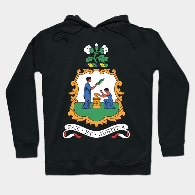 St Vincent and the Grenadines Coat of Arms Hoodie by IslandConcepts